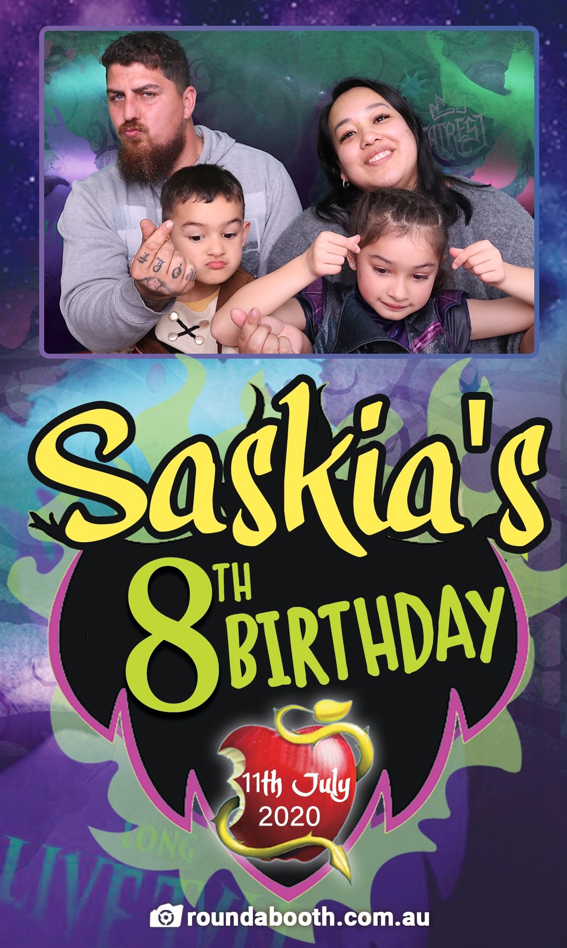 Saskia's 8th Birthday at Old Toongabie byRoundabooth Photobooth