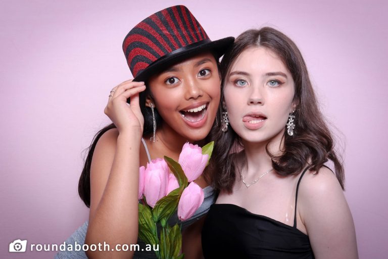 roundabooth photo booth year 12 formal at marsfield curzon hall NSW
